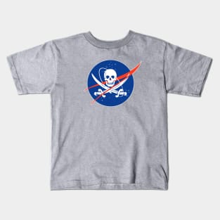 Space Pirate Calico Jack Kids T-Shirt